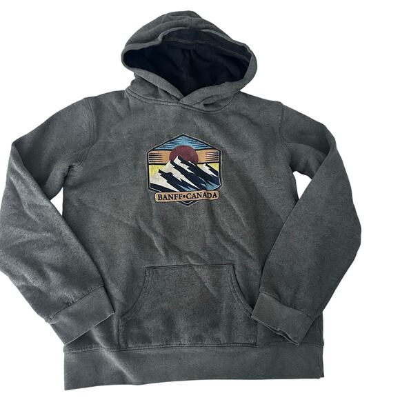 Lone Rock Clothing Banff Youth Hoodie - Gray, Large - Picture 1 of 3